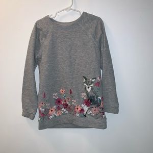 Girls Gray Sweatshirt